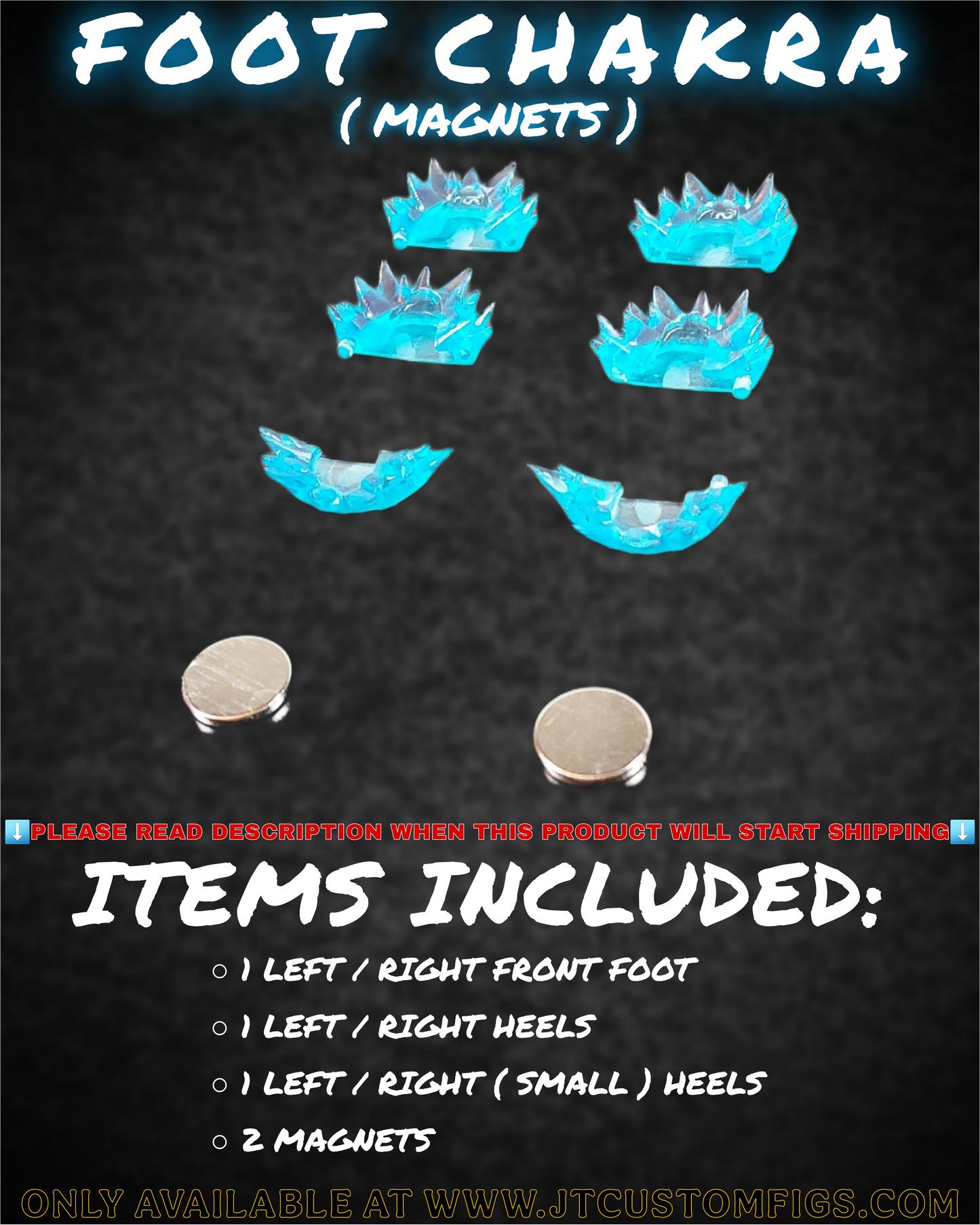 Foot Chakra ( magnets )