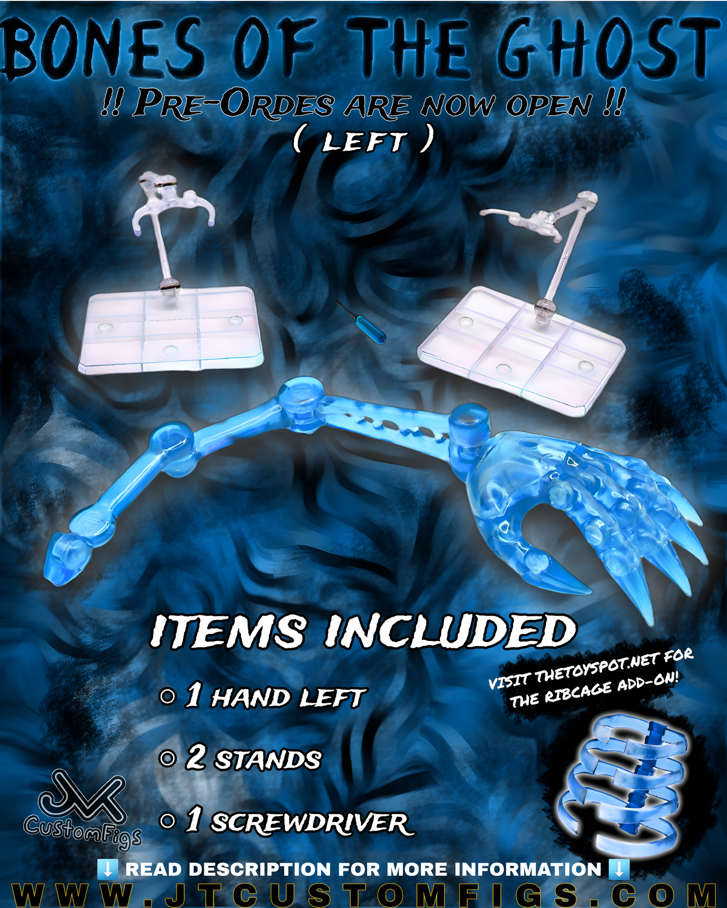 [PRE-ORDER] BONES OF THE GHOST ( LEFT )