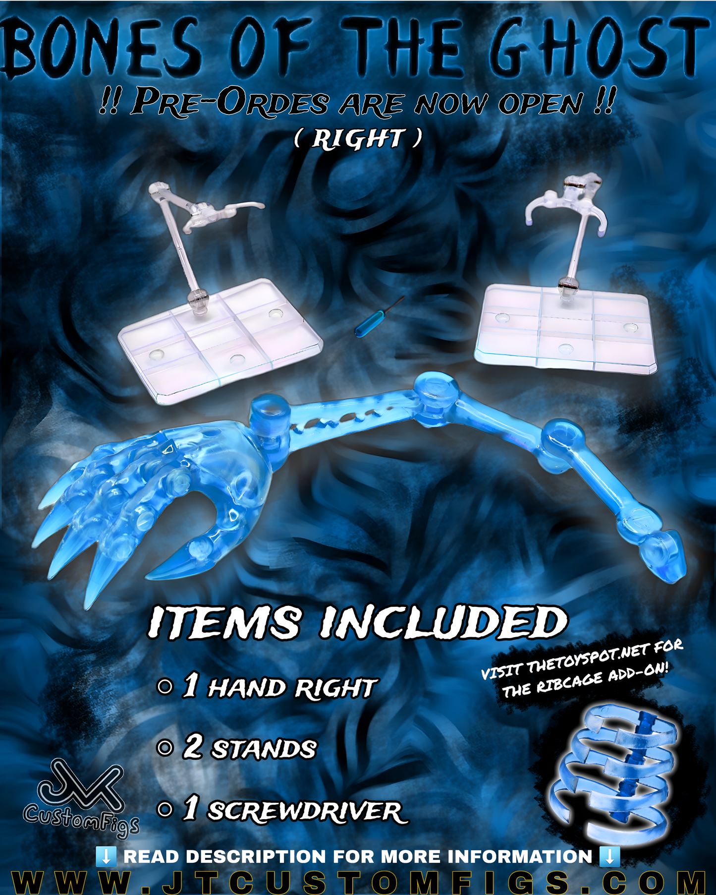 [PRE-ORDER] BONES OF THE GHOST ( RIGHT )